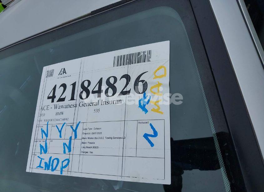 Photo 12 of 2010 Bmw 535i (VIN WBANW1C54AC168982)