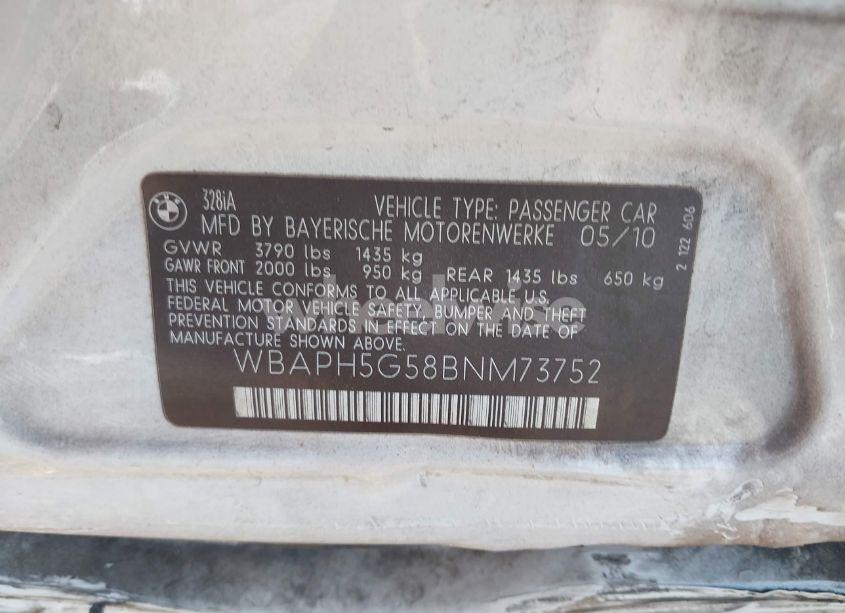 Photo 9 of 2011 Bmw 328i (VIN WBAPH5G58BNM73752)