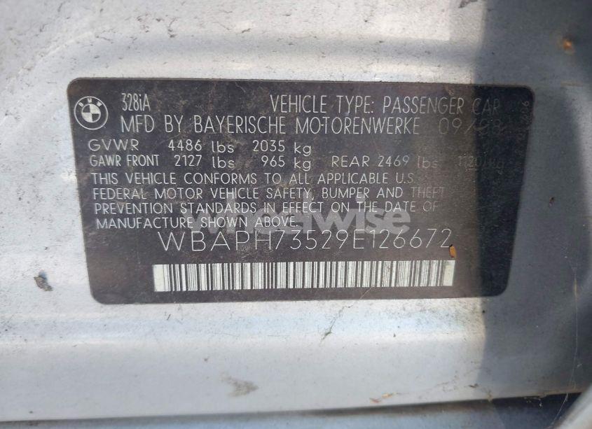 Photo 9 of 2009 Bmw 328i (VIN WBAPH73529E126672)