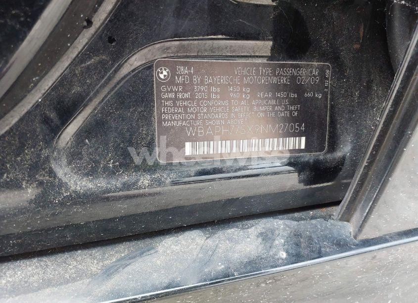 Photo 9 of 2009 Bmw 328i (VIN WBAPH775X9NM27054)