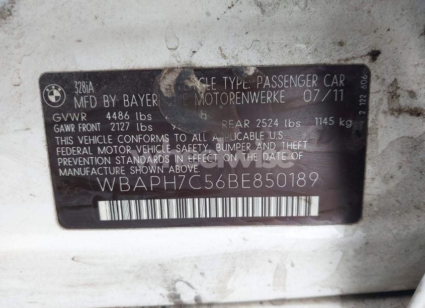 Photo 9 of 2011 Bmw 328i (VIN WBAPH7C56BE850189)