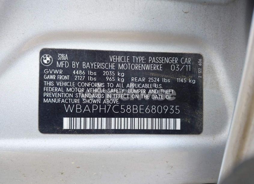 Photo 9 of 2011 Bmw 328i (VIN WBAPH7C58BE680935)