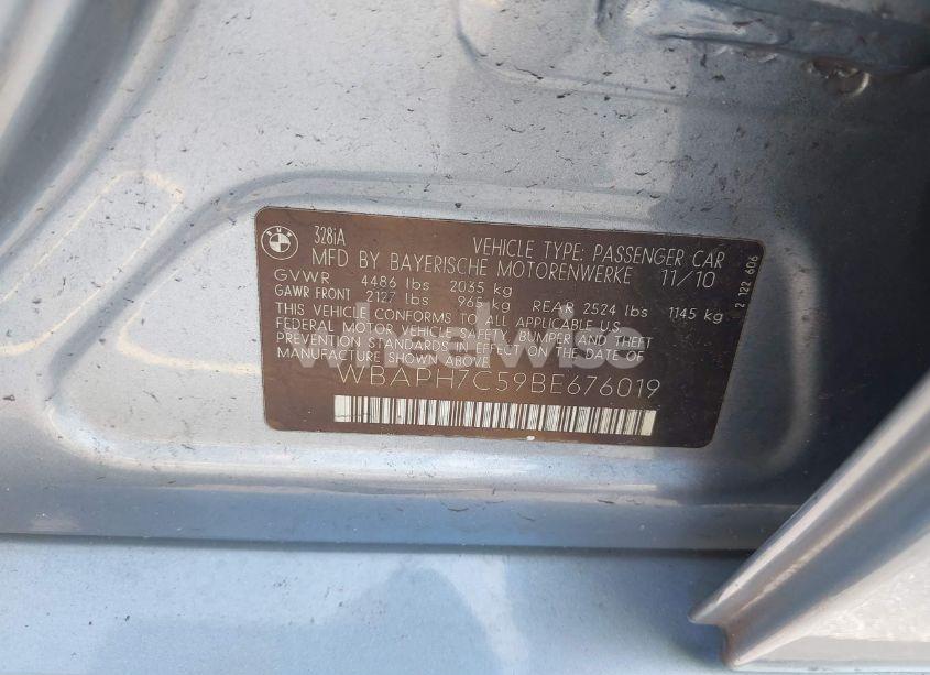 Photo 9 of 2011 Bmw 328i (VIN WBAPH7C59BE676019)