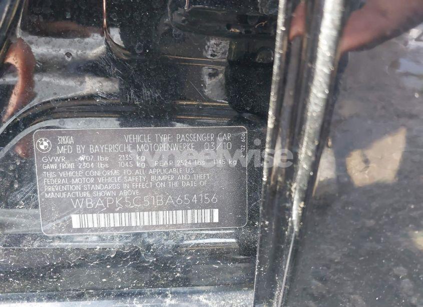 Photo 9 of 2011 Bmw 328i XDRIVE (VIN WBAPK5C51BA654156)