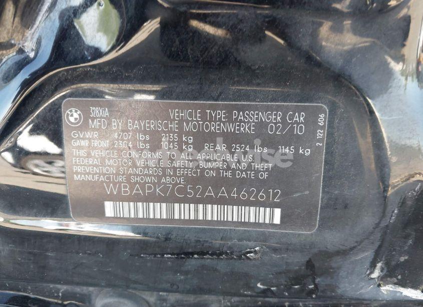 Photo 9 of 2010 Bmw 328i XDRIVE (VIN WBAPK7C52AA462612)