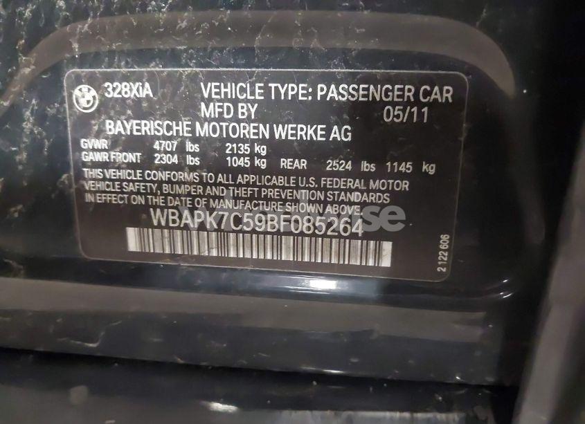 Photo 9 of 2011 Bmw 328i XDRIVE (VIN WBAPK7C59BF085264)