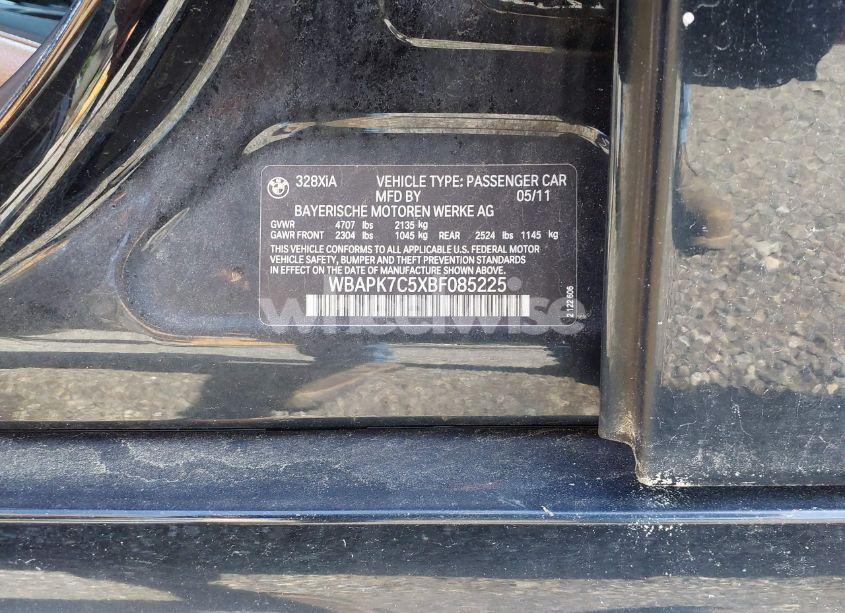 Photo 9 of 2011 Bmw 328i XDRIVE (VIN WBAPK7C5XBF085225)