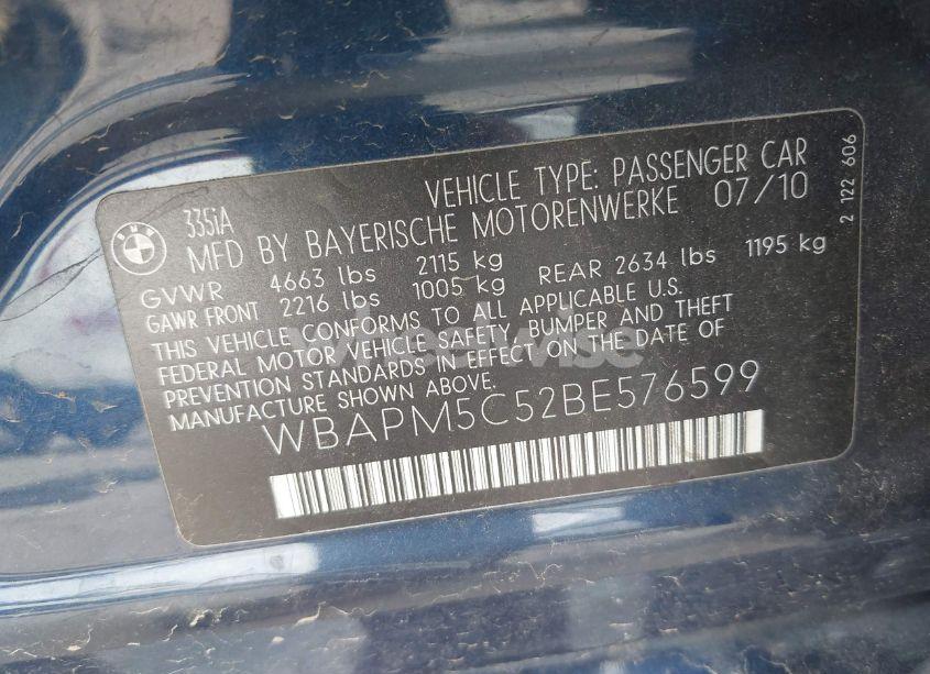 Photo 9 of 2011 Bmw 335i N/A (VIN WBAPM5C52BE576599)