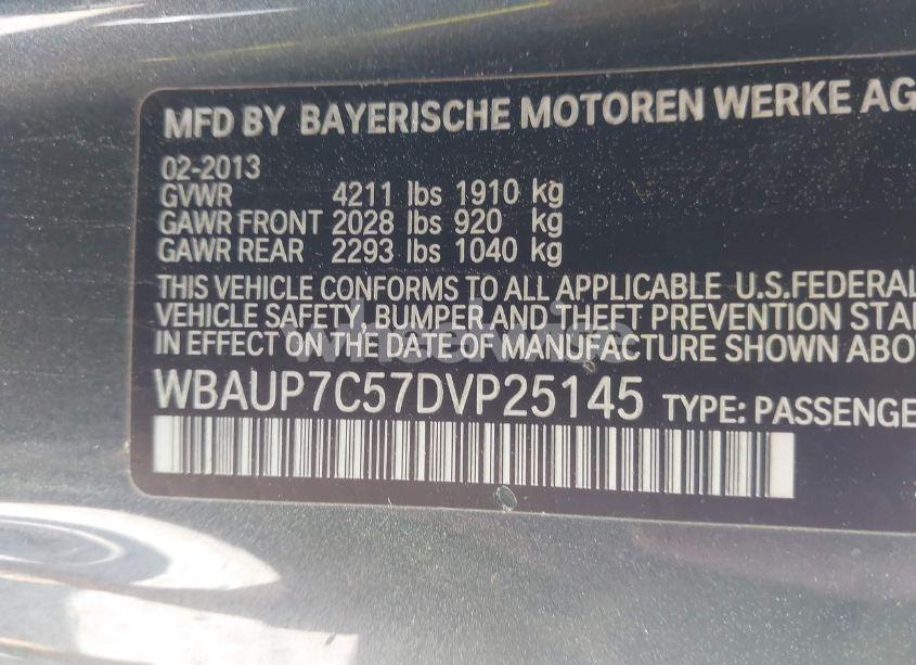 Photo 9 of 2013 Bmw 128i (VIN WBAUP7C57DVP25145)