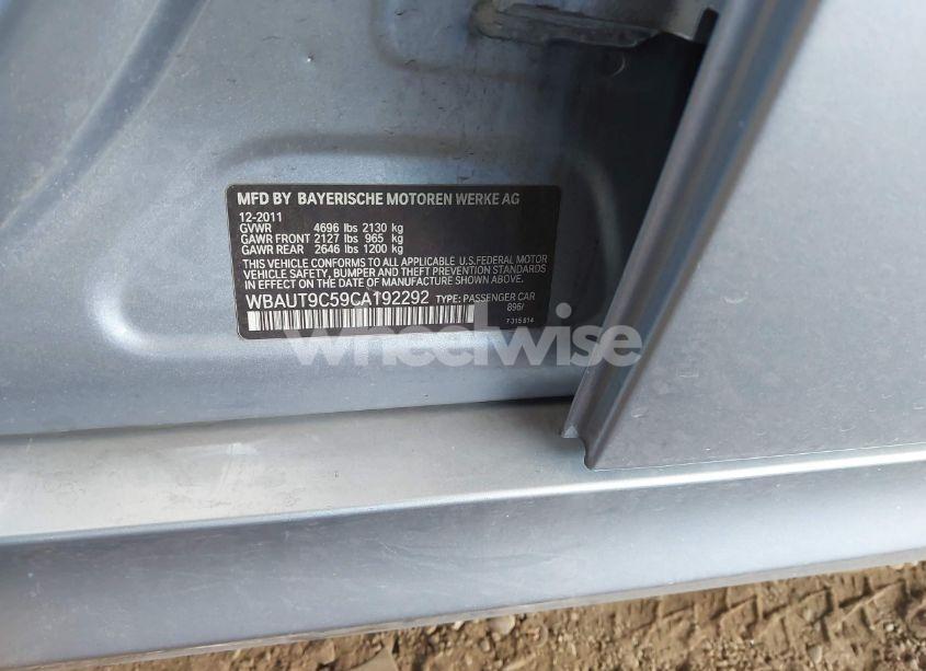 Photo 9 of 2012 Bmw 328i (VIN WBAUT9C59CA192292)