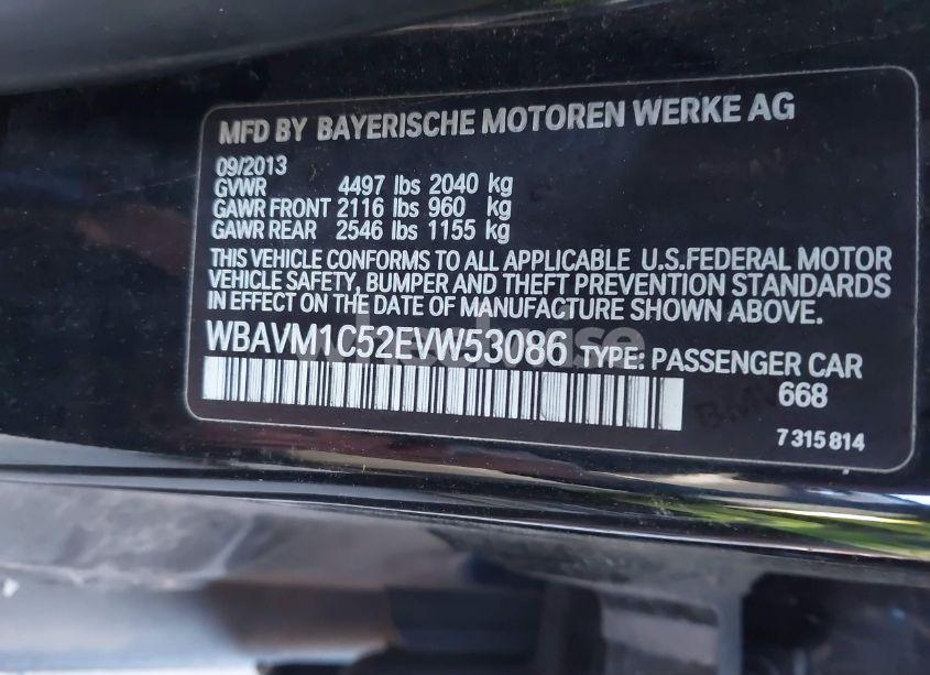 Photo 9 of 2014 Bmw X1 SDRIVE28I (VIN WBAVM1C52EVW53086)