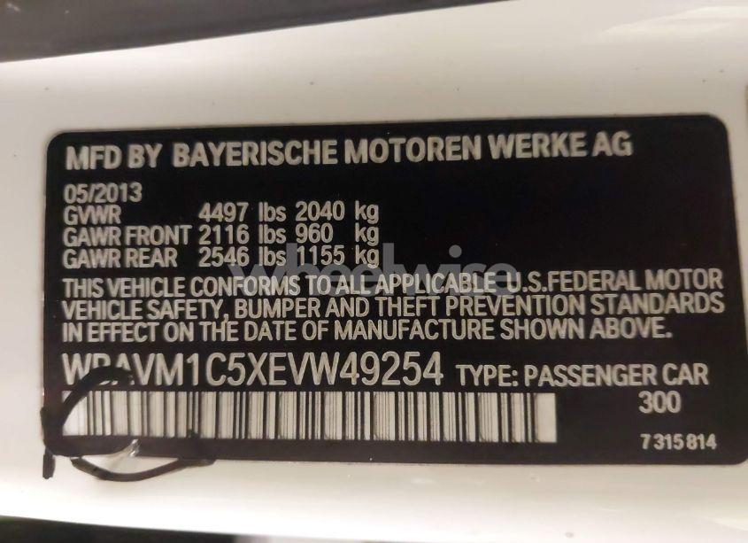 Photo 9 of 2014 Bmw X1 SDRIVE28I (VIN WBAVM1C5XEVW49254)