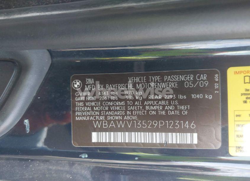Photo 9 of 2009 Bmw 328i (VIN WBAWV13529P123146)