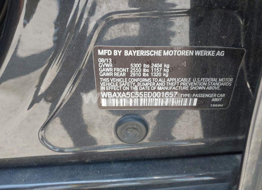 Photo 9 of 2014 Bmw 535d N/A (VIN WBAXA5C55ED001657)