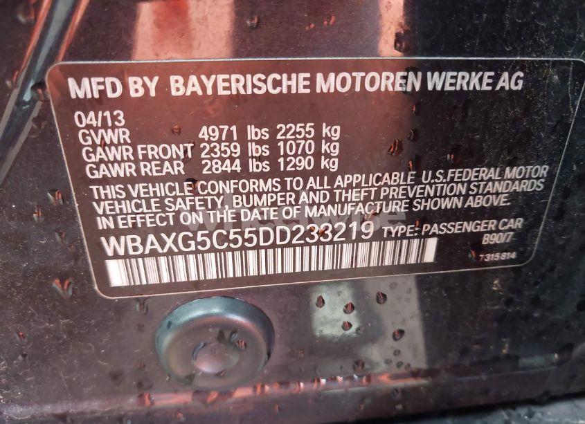 Photo 9 of 2013 Bmw 528i N/A (VIN WBAXG5C55DD233219)