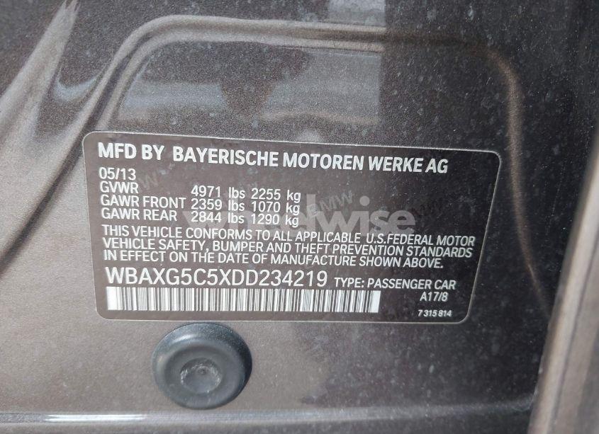 Photo 9 of 2013 Bmw 528i N/A (VIN WBAXG5C5XDD234219)