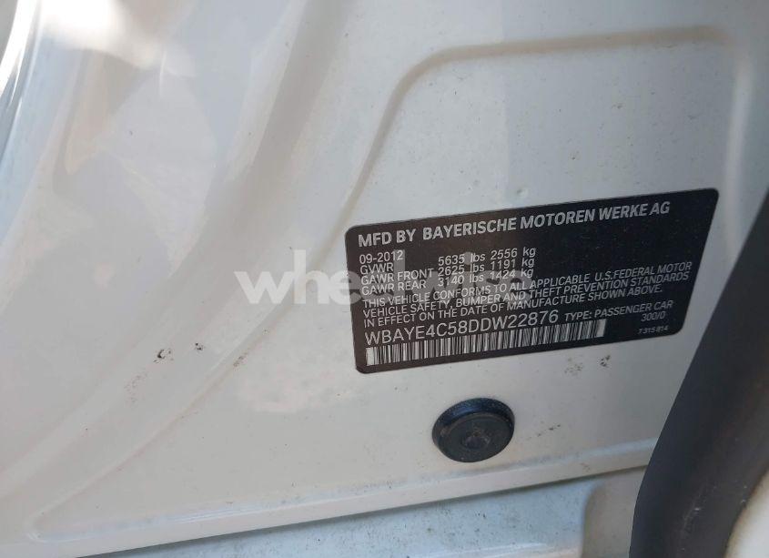 Photo 9 of 2013 Bmw 740li (VIN WBAYE4C58DDW22876)