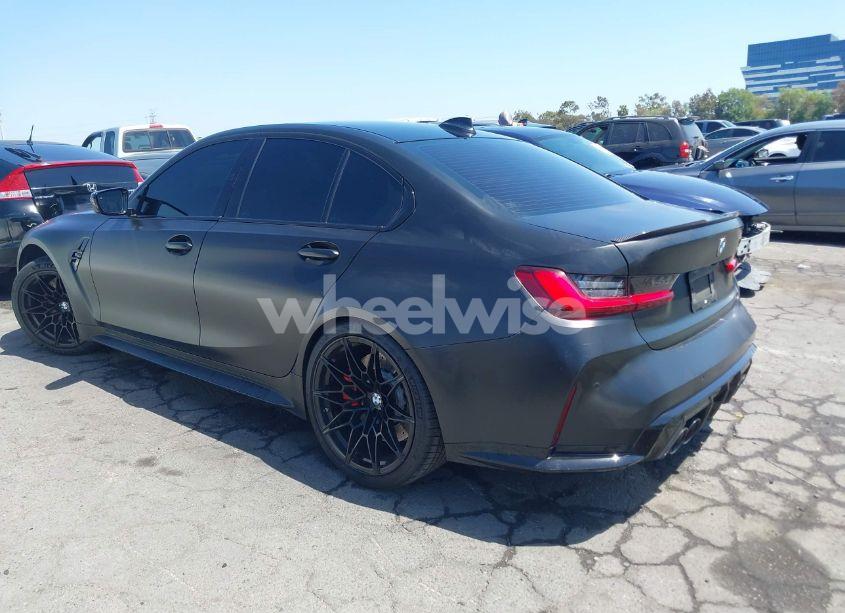 Photo 3 of 2022 Bmw M3 COMPETITION (VIN WBS33AY00NFL61191)