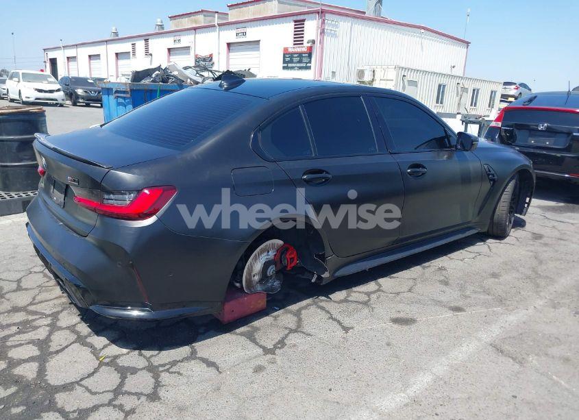 Photo 4 of 2022 Bmw M3 COMPETITION (VIN WBS33AY00NFL61191)