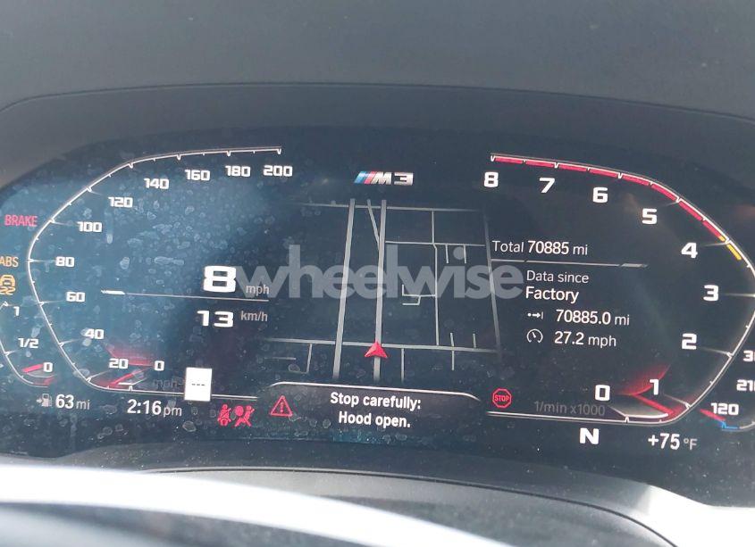 Photo 7 of 2022 Bmw M3 COMPETITION (VIN WBS33AY00NFL61191)