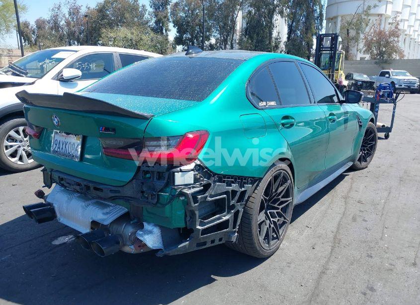 Photo 4 of 2022 Bmw M3 COMPETITION (VIN WBS33AY04NFM48348)