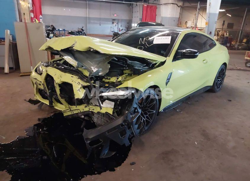 Photo 2 of 2021 Bmw M4 COMPETITION (VIN WBS33AZ01MCG26346)