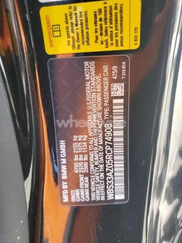 Photo 9 of 2024 BMW M4 COMPETITION (VIN WBS33AZ05RCP74908)