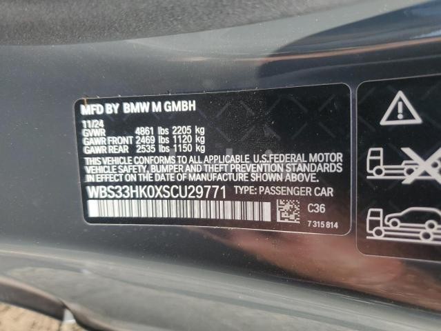 Photo 11 of 2025 BMW M4 COMPETITION (VIN WBS33HK0XSCU29771)