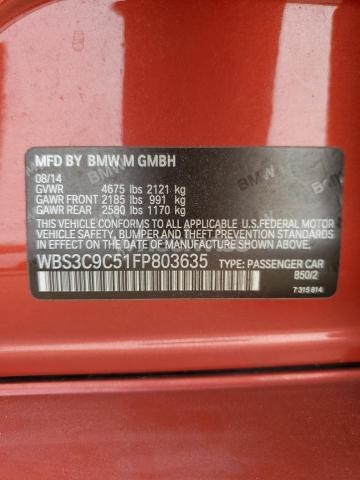 Photo 9 of 2015 BMW M3 (VIN WBS3C9C51FP803635)