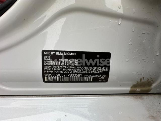 Photo 9 of 2015 BMW M3 (VIN WBS3C9C57FP803591)