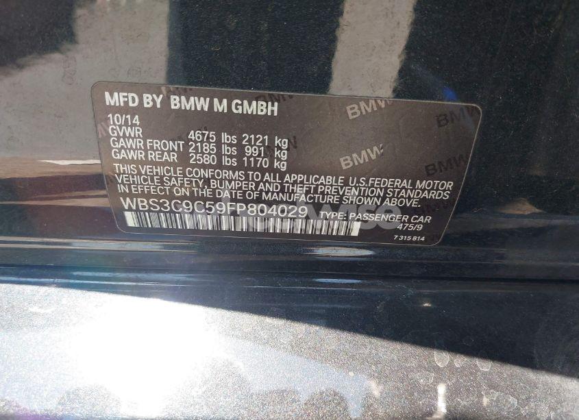 Photo 9 of 2015 Bmw M3 (VIN WBS3C9C59FP804029)