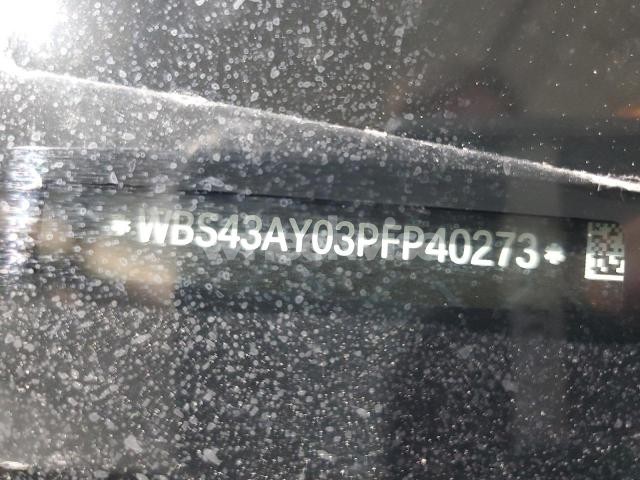 Photo 8 of 2023 BMW M3 COMPETITION (VIN WBS43AY03PFP40273)