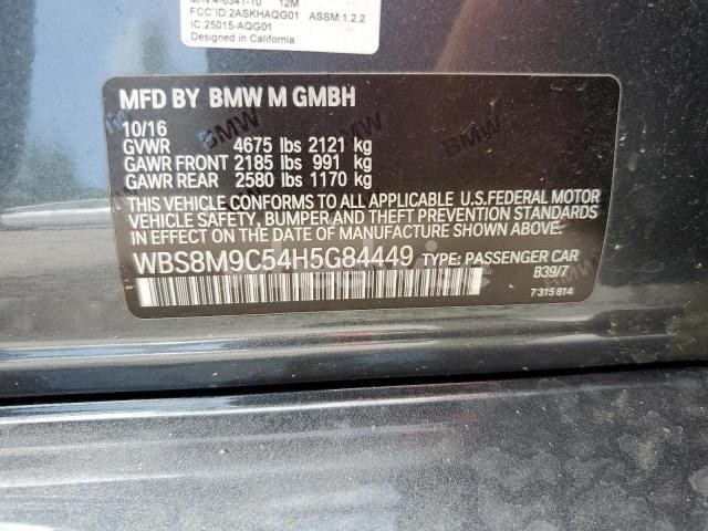 2017 BMW M3 (VIN WBS8M9C54H5G84449) main photo