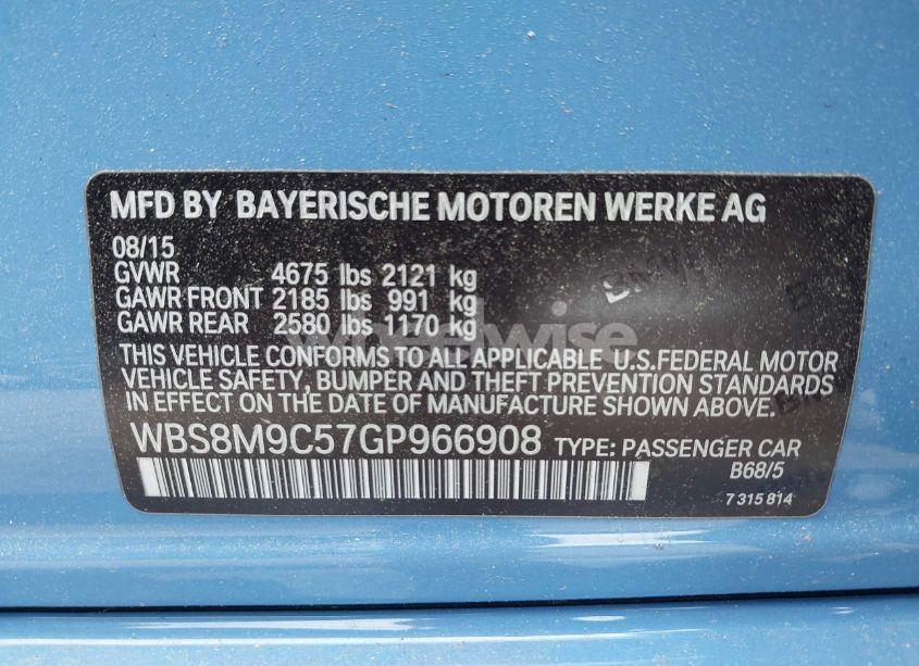 Photo 9 of 2016 Bmw M3 (VIN WBS8M9C57GP966908)