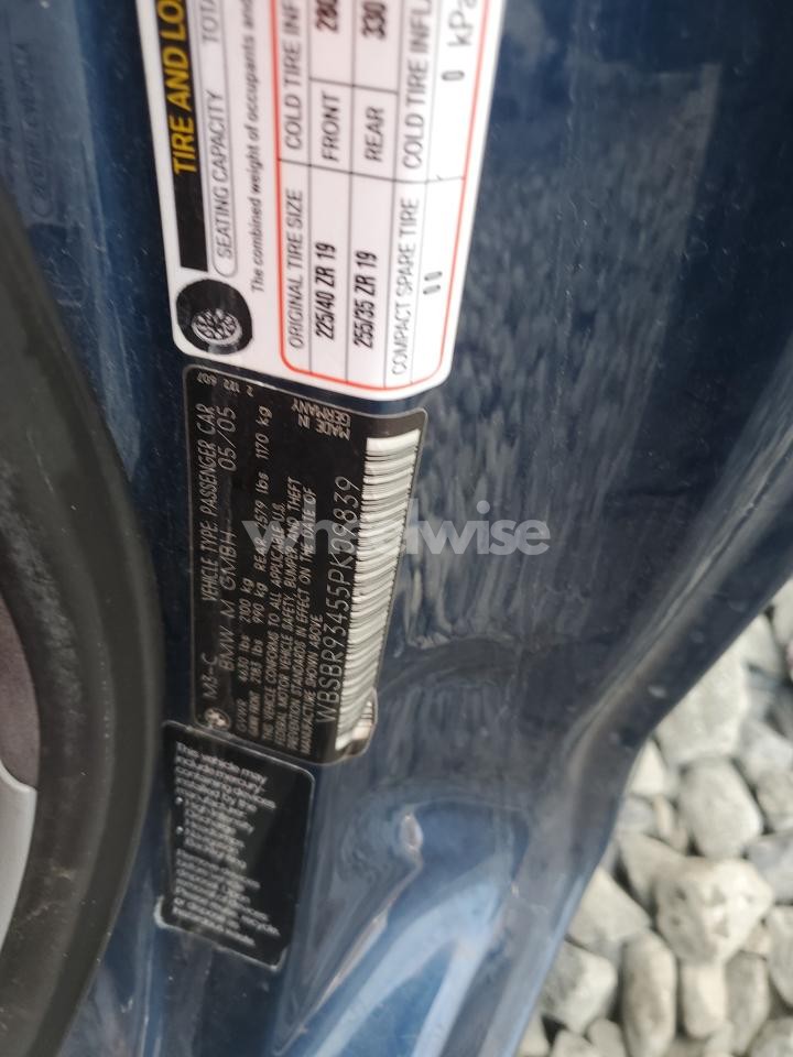Photo 13 of 2005 BMW M3 (VIN WBSBR93455PK09839)