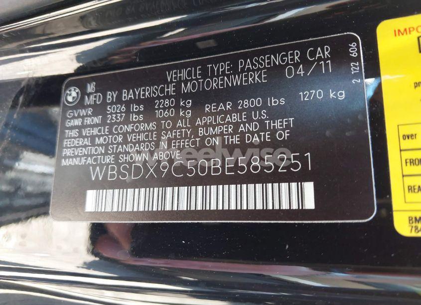 Photo 9 of 2011 Bmw M3 (VIN WBSDX9C50BE585251)