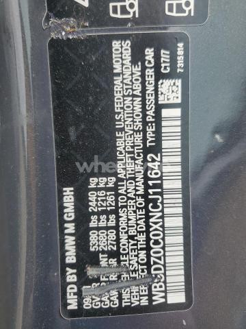 Photo 2 of 2022 BMW M8 (VIN WBSDZ0C0XNCJ11642)