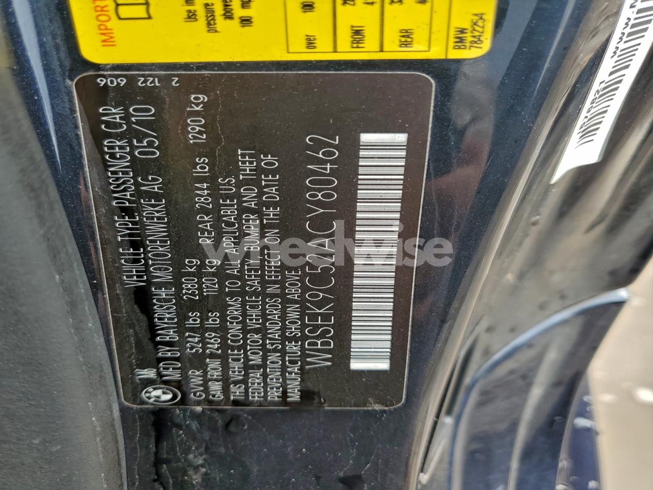 Photo 12 of 2010 BMW M6 (VIN WBSEK9C52ACY80462)