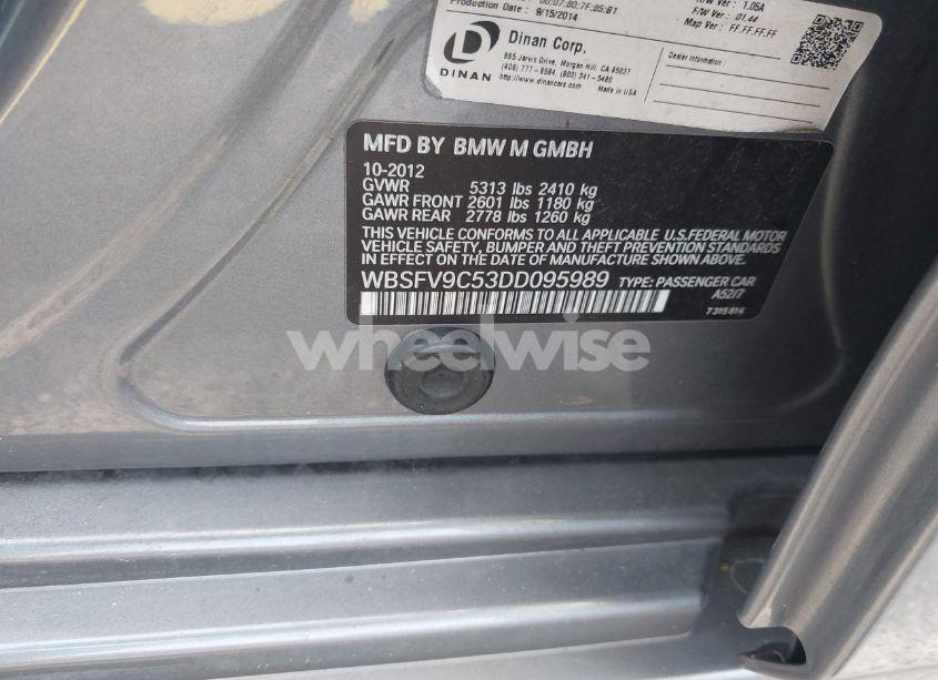 Photo 9 of 2013 Bmw M5 (VIN WBSFV9C53DD095989)