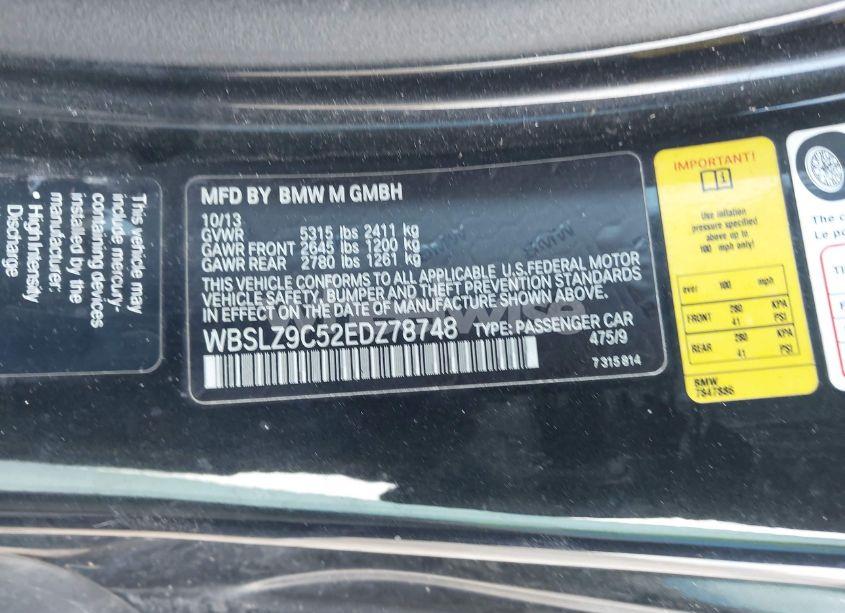 Photo 9 of 2014 Bmw M6 (VIN WBSLZ9C52EDZ78748)