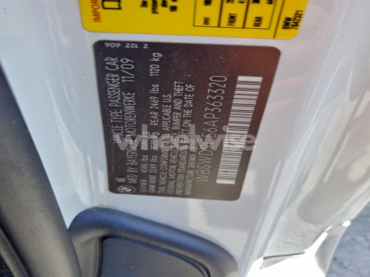 Photo 12 of 2010 BMW M3 (VIN WBSWD9C56AP363320)