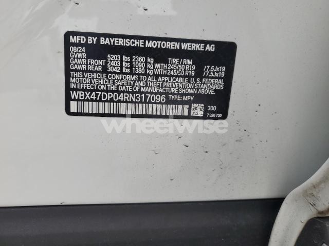 Photo 4 of 2024 BMW X3 SDRIVE30I (VIN WBX47DP04RN317096)