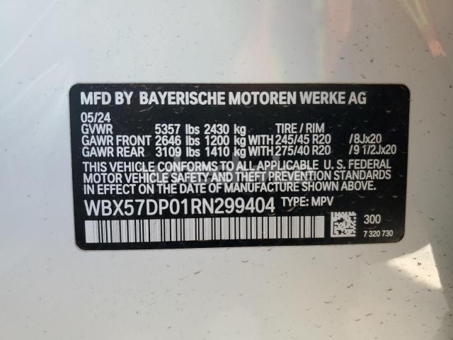 Photo 3 of 2024 BMW X3 XDRIVE30I (VIN WBX57DP01RN299404)