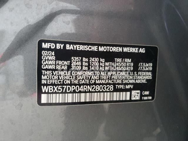 Photo 11 of 2024 BMW X3 XDRIVE30I (VIN WBX57DP04RN280328)