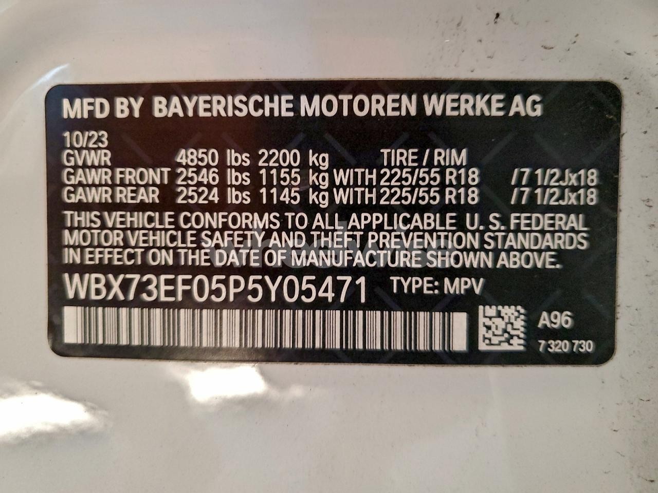 Photo 12 of 2023 BMW X1 XDRIVE28I (VIN WBX73EF05P5Y05471)