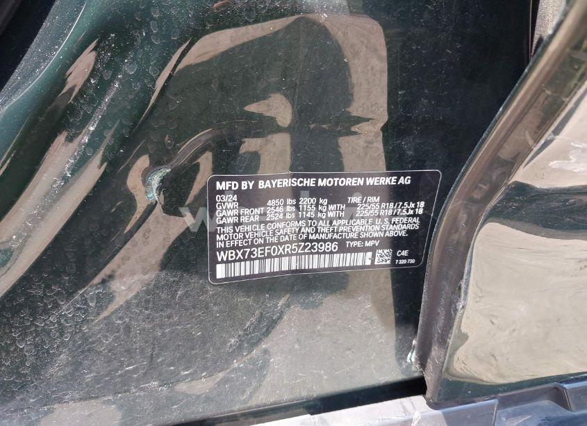 Photo 9 of 2024 Bmw X1 XDRIVE28I (VIN WBX73EF0XR5Z23986)