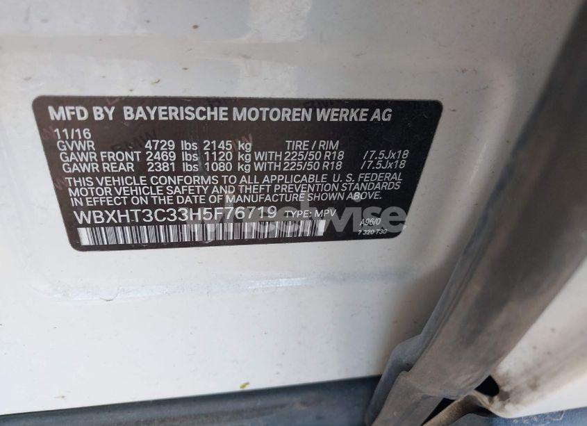 Photo 9 of 2017 Bmw X1 XDRIVE28I (VIN WBXHT3C33H5F76719)