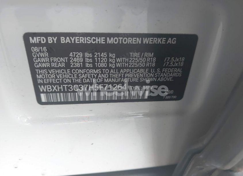 Photo 9 of 2017 Bmw X1 XDRIVE28I (VIN WBXHT3C37H5F71264)