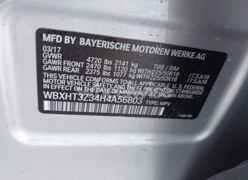 Photo 9 of 2017 Bmw X1 XDRIVE28I (VIN WBXHT3Z34H4A56803)