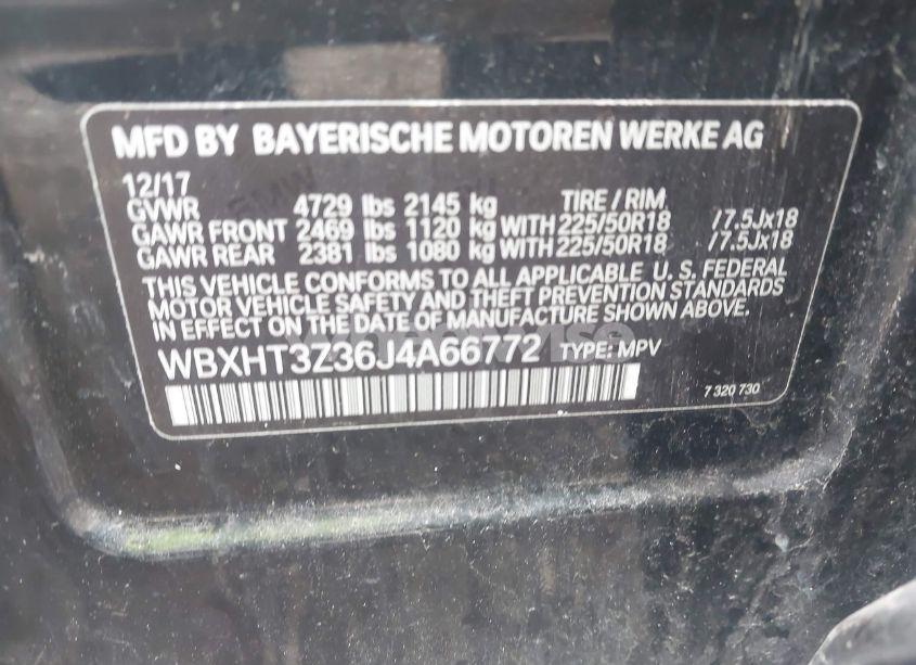 Photo 9 of 2018 Bmw X1 XDRIVE28I (VIN WBXHT3Z36J4A66772)